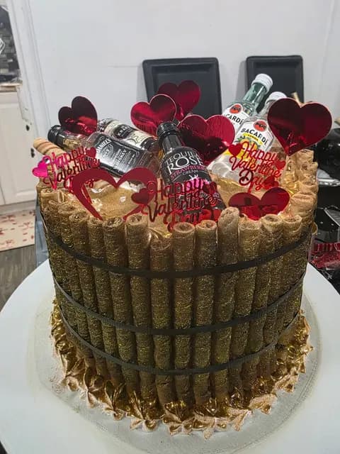 Pastel de postres hecho a mano por Andryana's Sweet Studio